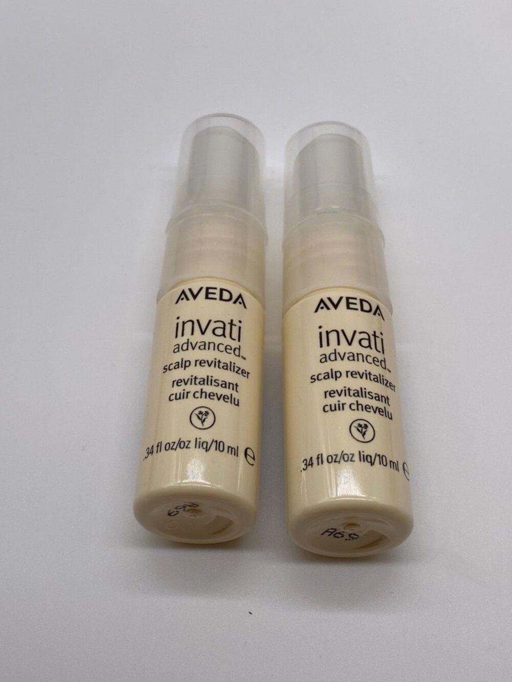 2 AVEDA Invati Advanced Scalp Revitalizer 0.34 oz